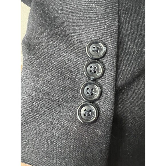 Jos A. Bank Cashmere Wool Blazer Mens 40R Black Sport Coat Suit Jacket - Picture 6 of 16